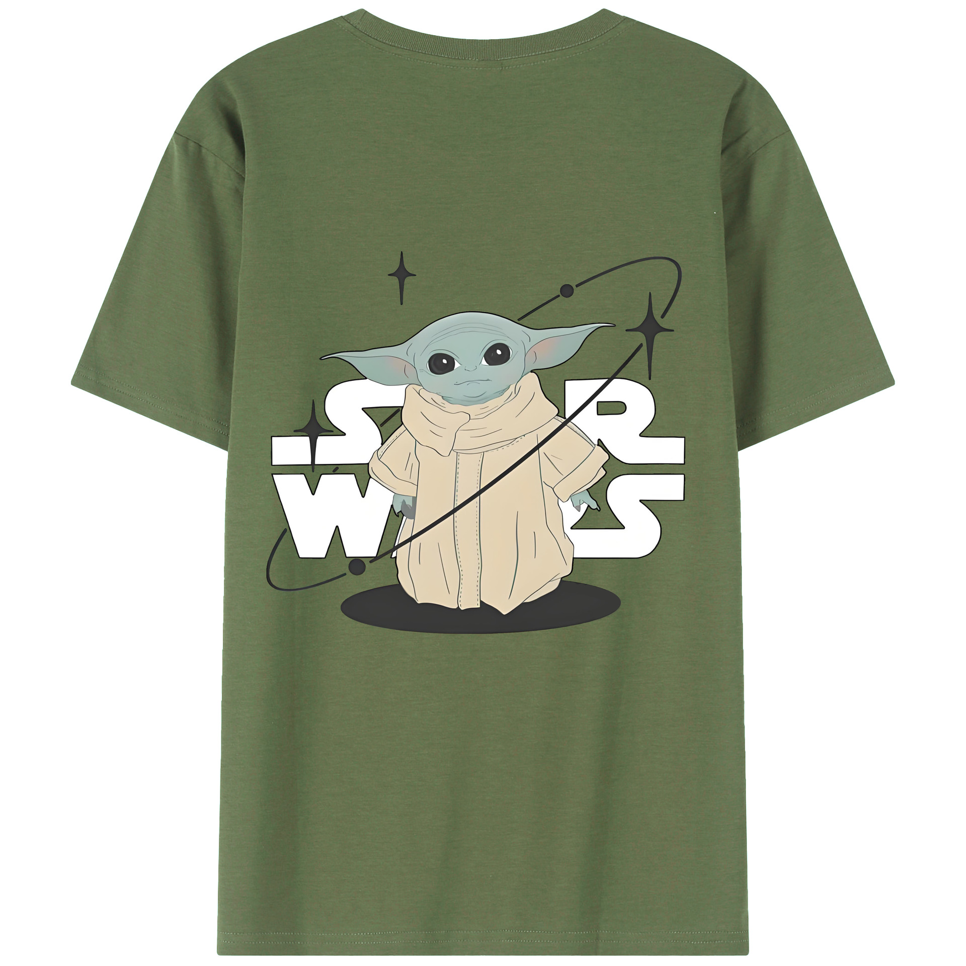 （画像用） スター・ウォーズ Star Wars 綿100％ メンズ半袖Tシャツ（バックプリント） 通気性